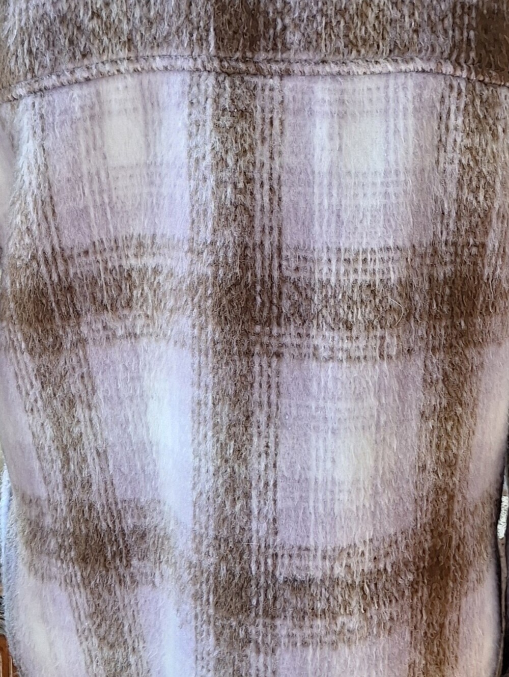 Bagatelle "Avebury Les Filles" Plaid Fleece Shacket Jacket, Small, Style#69662 - Picture 11 of 16
